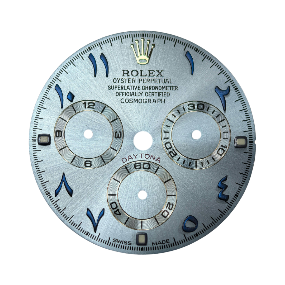 Custom Rolex Daytona 116506 Platinum Ice Blue Sunburst Dial with Arabic Numerals 40mm - Cal 4130