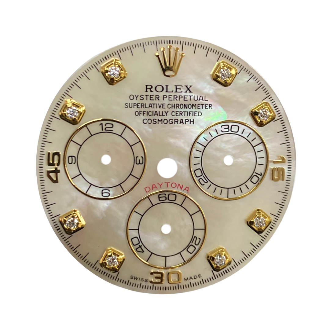 Custom Rolex Daytona 116509 White MOP Dial 40mm - Cal 4130