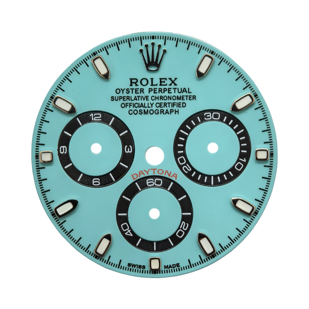 Custom Rolex Daytona 116520 Tiffany Blue Dial 40mm - Cal 4130