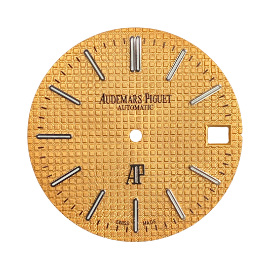Custom Audemars Piguet Royal Oak "Jumbo" 15202 Petite Tapisserie Salmon Dial 39mm - Cal 2121