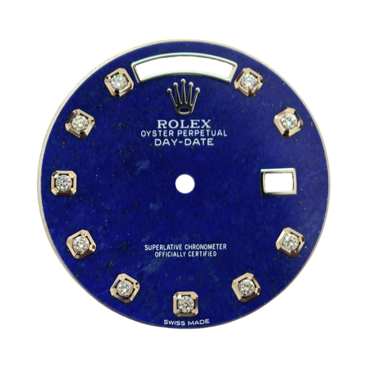 Custom Rolex Datejust 116234 Lapis Lazuli Dial Diamond Numerals 36mm - Cal 3135 3035