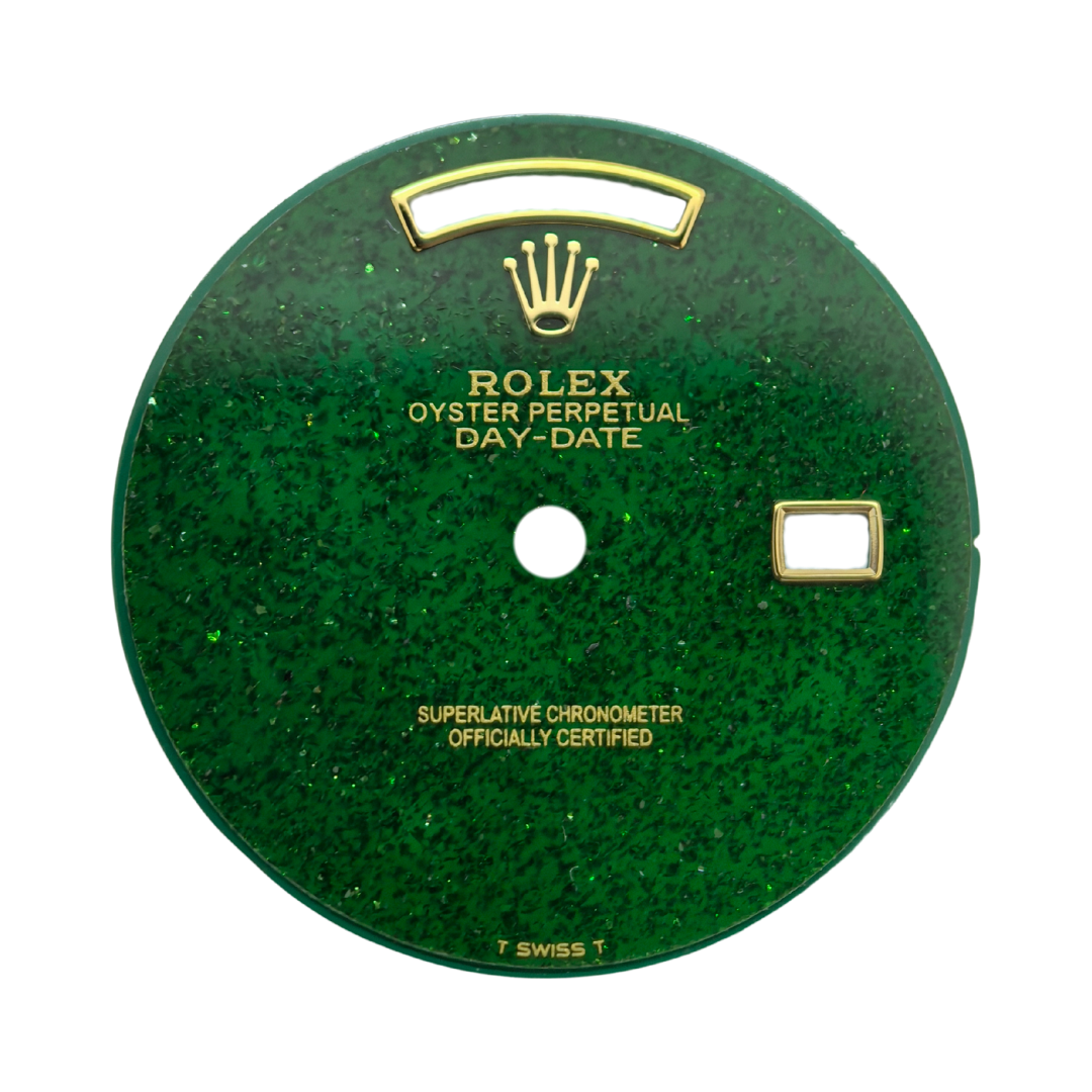 Custom Rolex Day-Date 118239 Green Aventurine Dial 36mm - Cal 3155