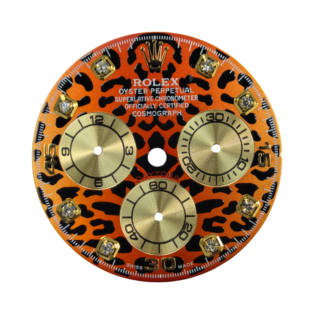 Custom Rolex Daytona 116598 SACO Leopard Dial 40mm - Cal 4130